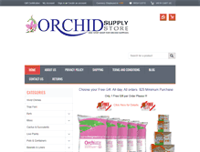 Tablet Screenshot of orchidsupplystore.com